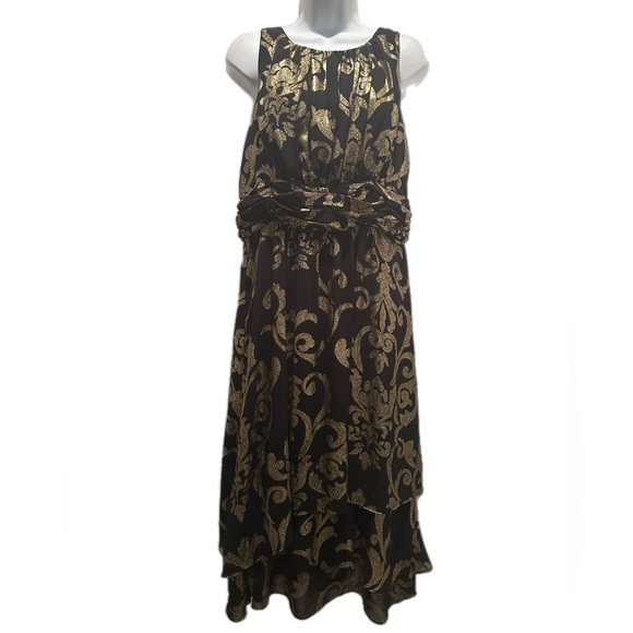 J. Taylor black & gold dress - Picture 5 of 11
